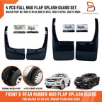 Genuine Mud Flap Splash Guards 4WD for Mazda BT-50 (2012-2020)