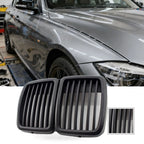 Front Bumper Grille for BMW 3 Series E30 (1982–1994) Matte Black