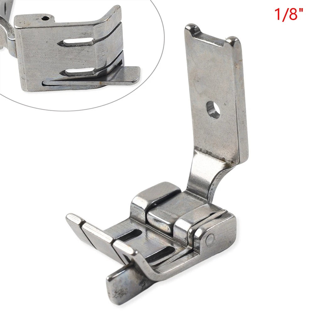 Double Needle Presser Foot with Right Edge Guide for Singer 112W 212W 212G