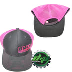 Dmax Duramax Richardson 112 Hat for Truck (Charcoal Gray/Pink)