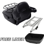 Trunk Mount Rack Backrest Pad for Harley Touring Road King (2014–2026)