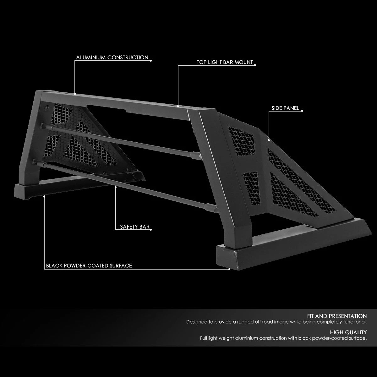 Chase Rack Roll Bar for Toyota Tacoma Styleside (2005–2018)