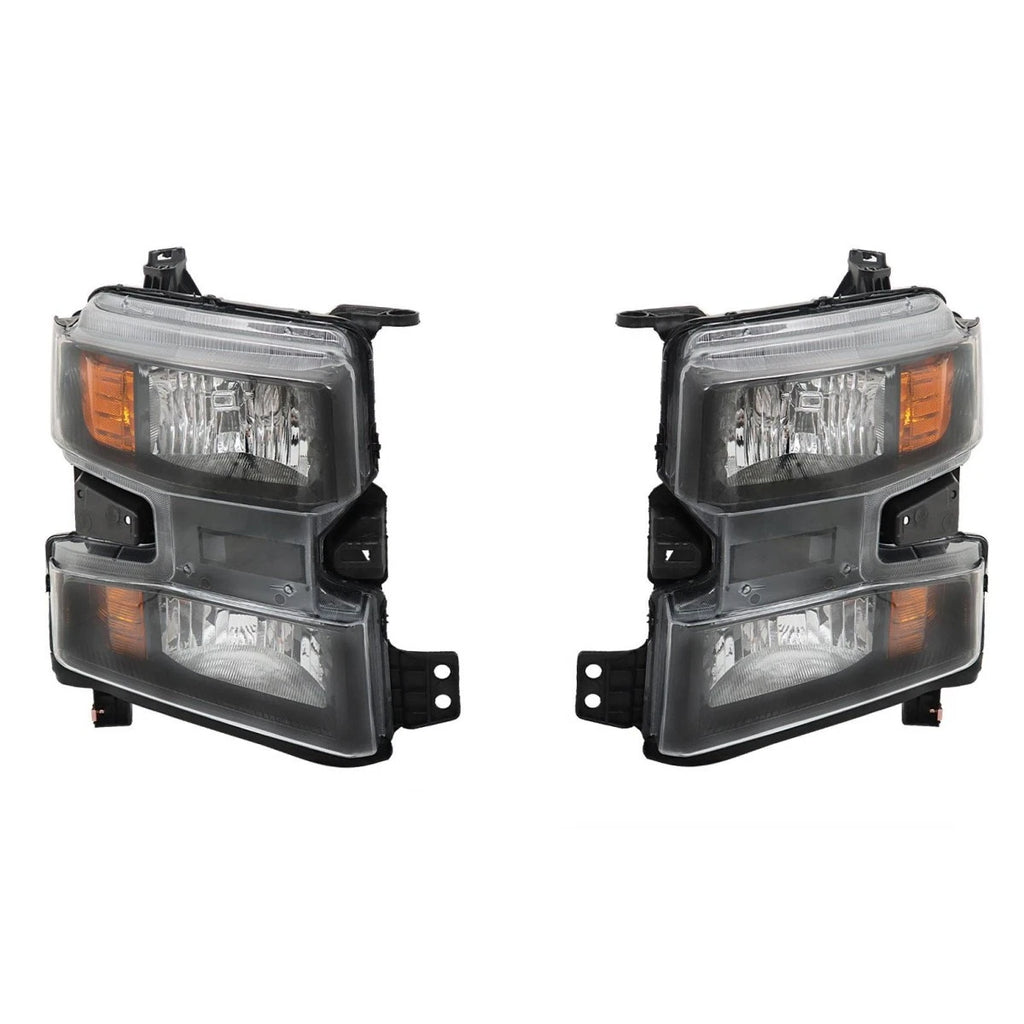 Headlight Assembly for Chevy Silverado 1500 (2019-2021) Halogen Clear