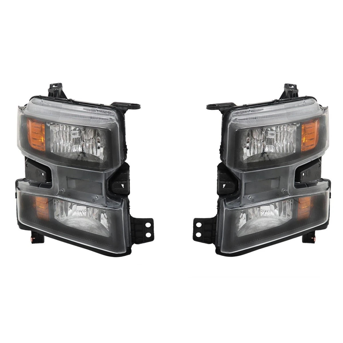 Headlight Assembly for Chevy Silverado 1500 (2019-2021) Halogen Clear