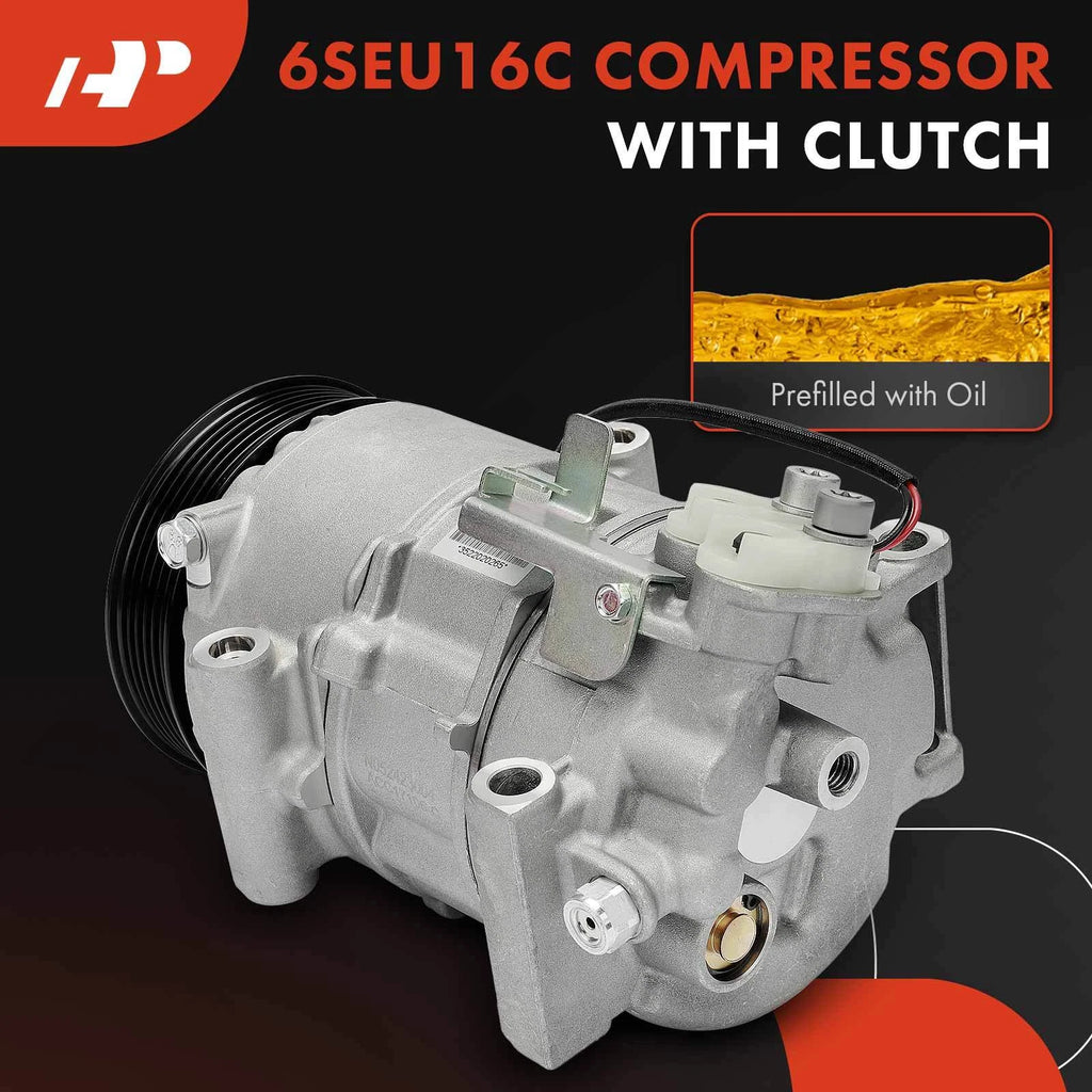 A/C Compressor with Clutch for Mercedes-Benz A-Class B-Class (2009-2012)