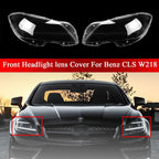 1 Pair Clear Headlight Lens Cover for Mercedes Benz CLS W218 (2010–2014)