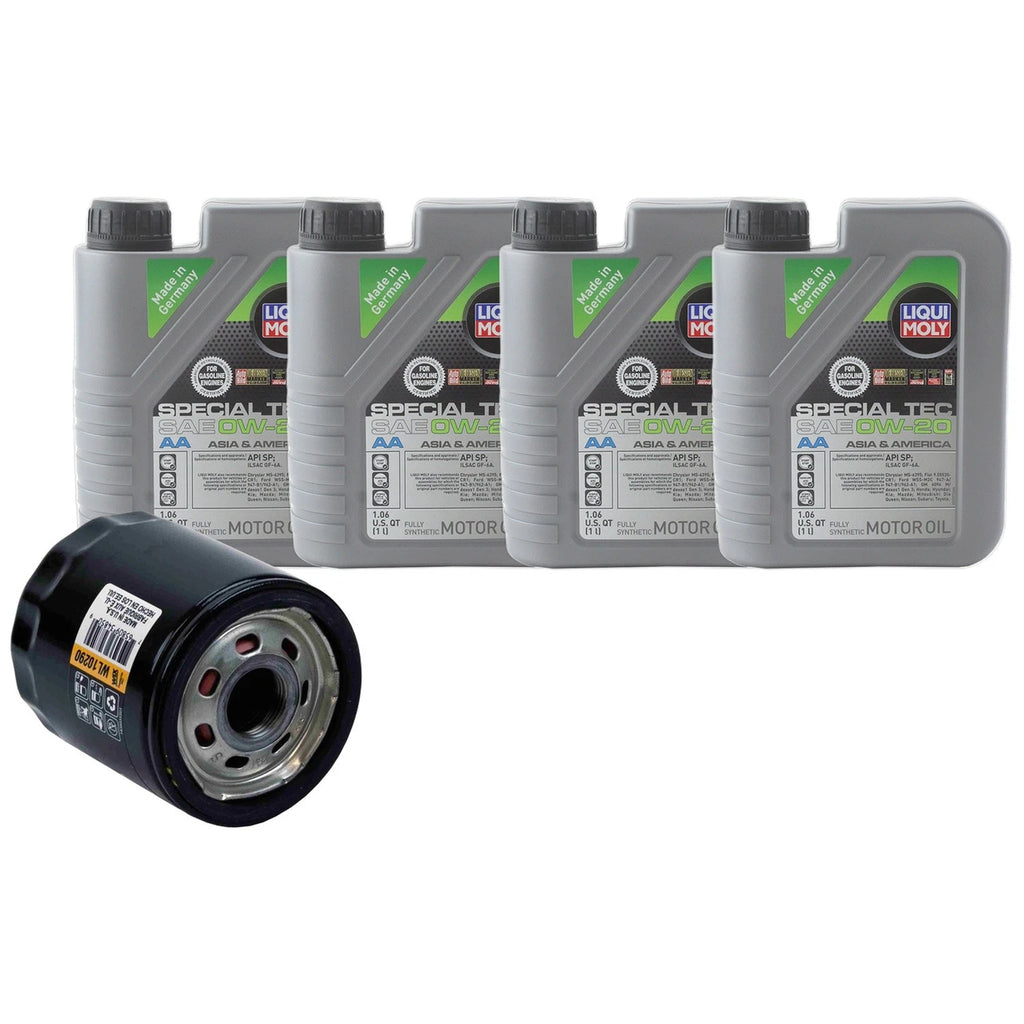 4L Liqui Moly Special Tec AA 0W20 Engine Oil Change Kit for Encore Trax Volt (2013–2023)