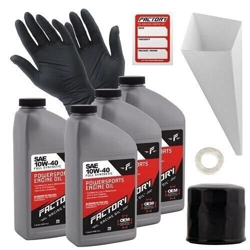 SAE 10W-40 Oil Change Kit for Kawasaki Teryx 1000 (2014–2023)