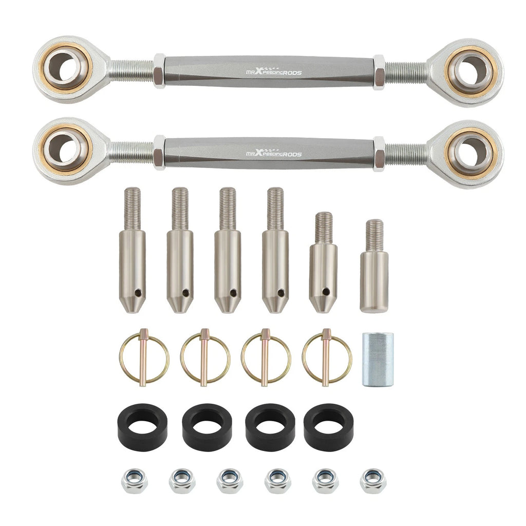 Adjustable Front Sway Bar Links for Jeep Wrangler JK JKU (2007–2021)