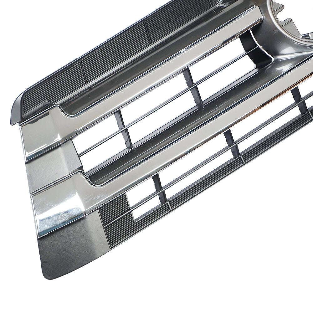 Set of 2 Front Upper Grille Replacements for Toyota Highlander (2017-2019)