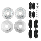 Front/Rear Brake Rotors and Ceramic Pads Kit for Nissan Altima (2013–2023)