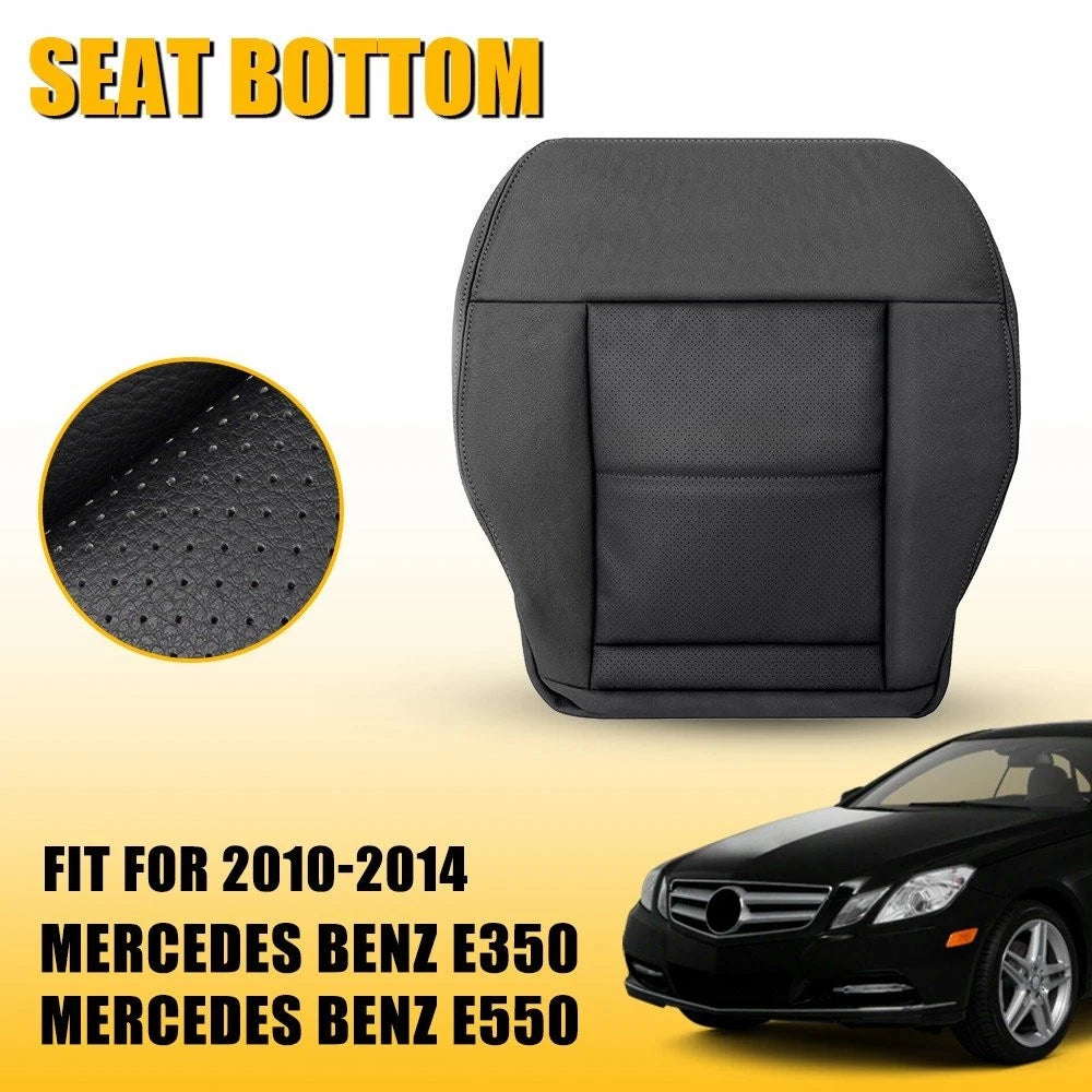 Driver Seat Cover Black for Mercedes-Benz E350 E550 (2010–2014) EPY