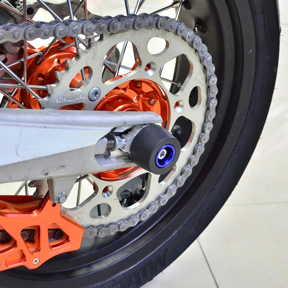 Rear Axle Crash Sliders for KTM 690 Duke Enduro/SMC R (2008–2022)