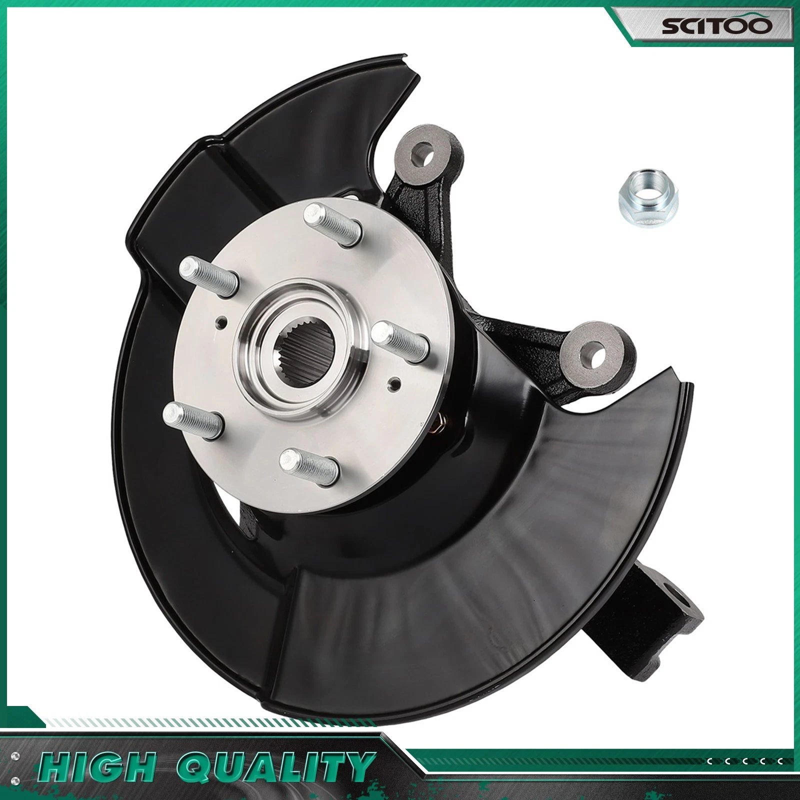 Front Left Wheel Hub Bearing Knuckle Assembly for Honda Pilot (2003–2004)