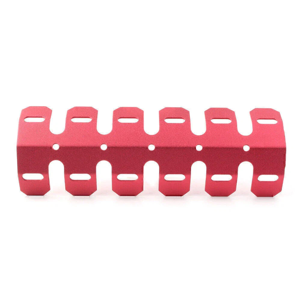 Red Motorcycle Exhaust Muffler Pipe Heat Shield Cover for Dirt Bike