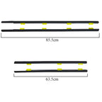 Set of 4 Window Weatherstrip for CR-V 2002–2006 (Outer Black)