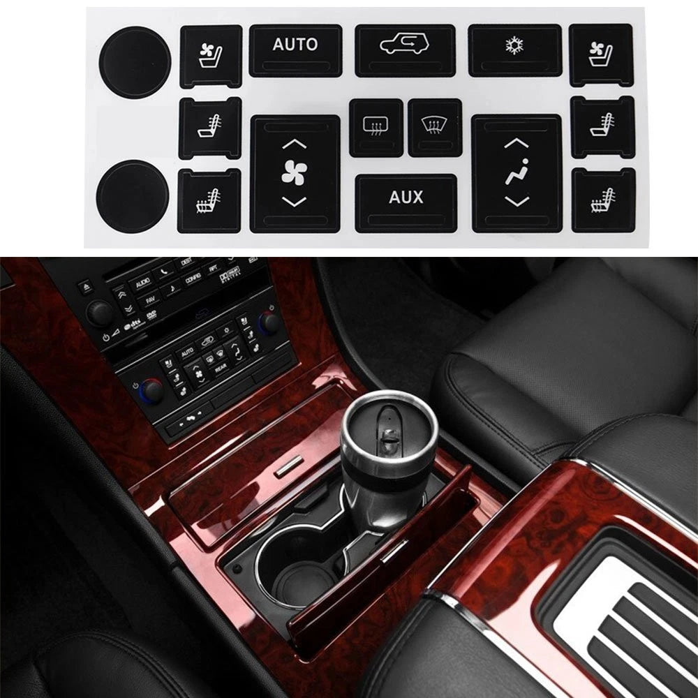 Control Climate Repair Button Decals for Cadillac Escalade (2007–2014)