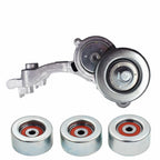 Drive Belt Tensioner & 3 Pulley for Toyota 4Runner Tacoma (2003–2015)