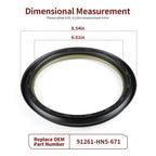 2 x Front Brake Drum Seals for Honda Rincon 650 TRX650FA/FGA (2003–2005)