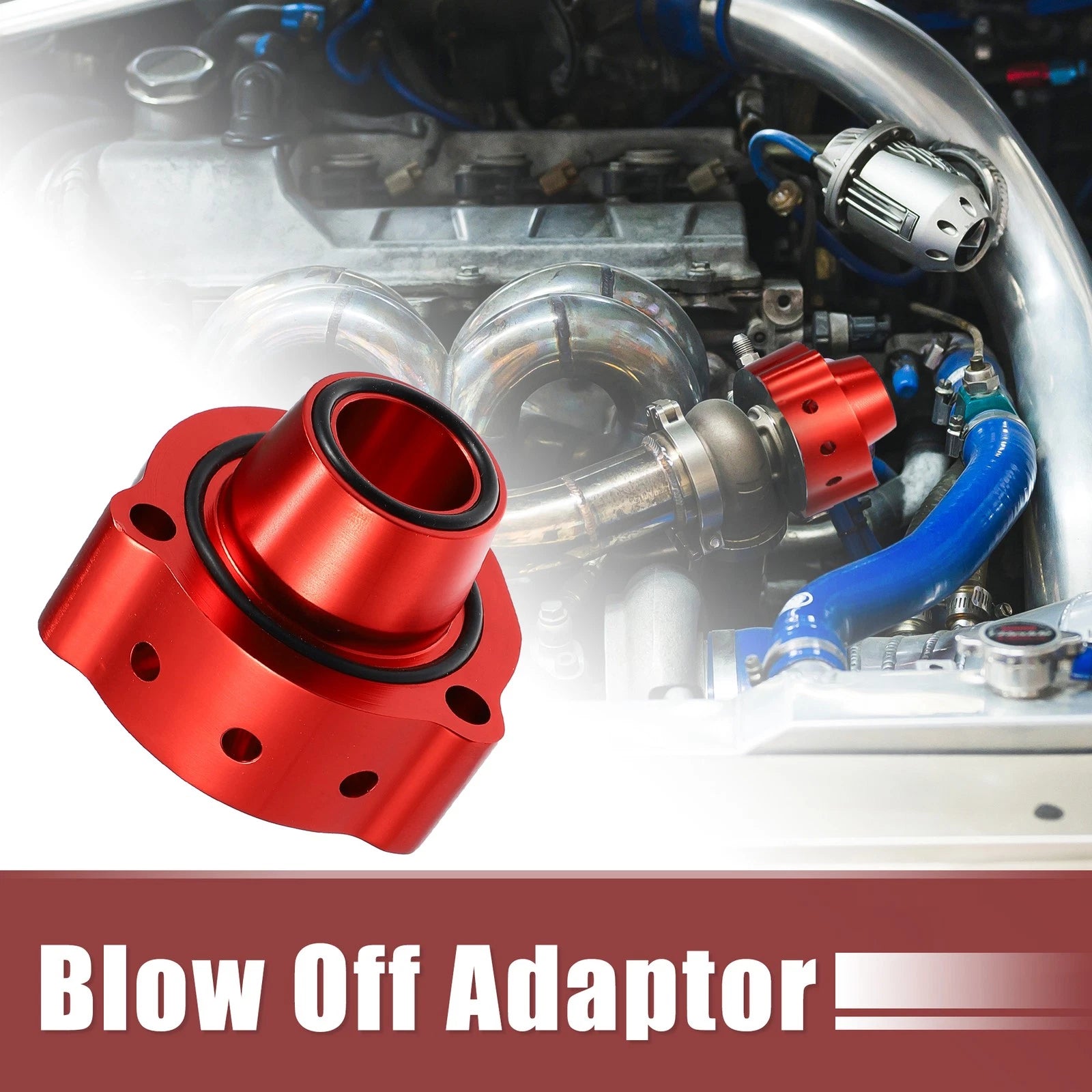 Blow Off Valve Adaptor Spacer for Audi A3 A4 VW Jetta GTI (2000–2023) Red