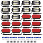 Rock Light Pods for Universal Car Truck SUV Jeep ATV (12V, Waterproof, White LED)