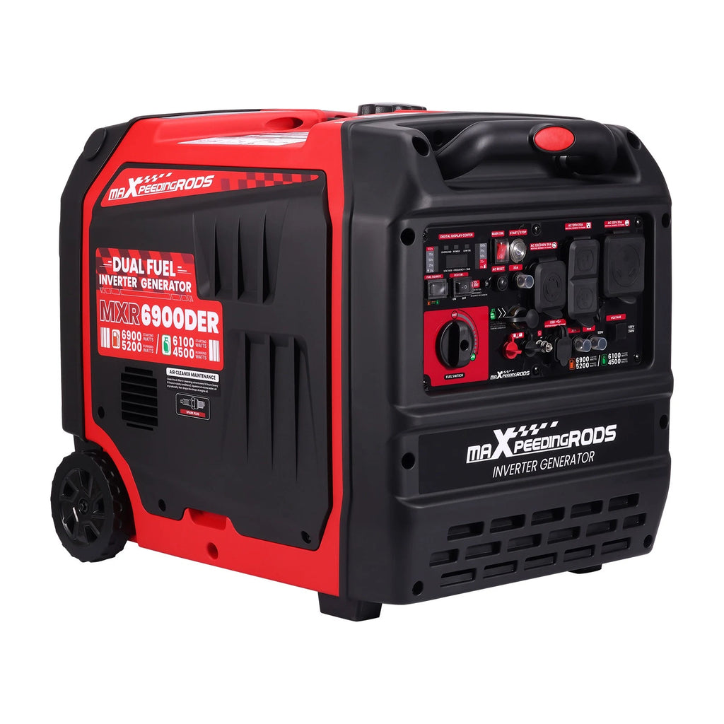 Dual Voltage Inverter Generator 5200W for Remote Start & Eco-Mode