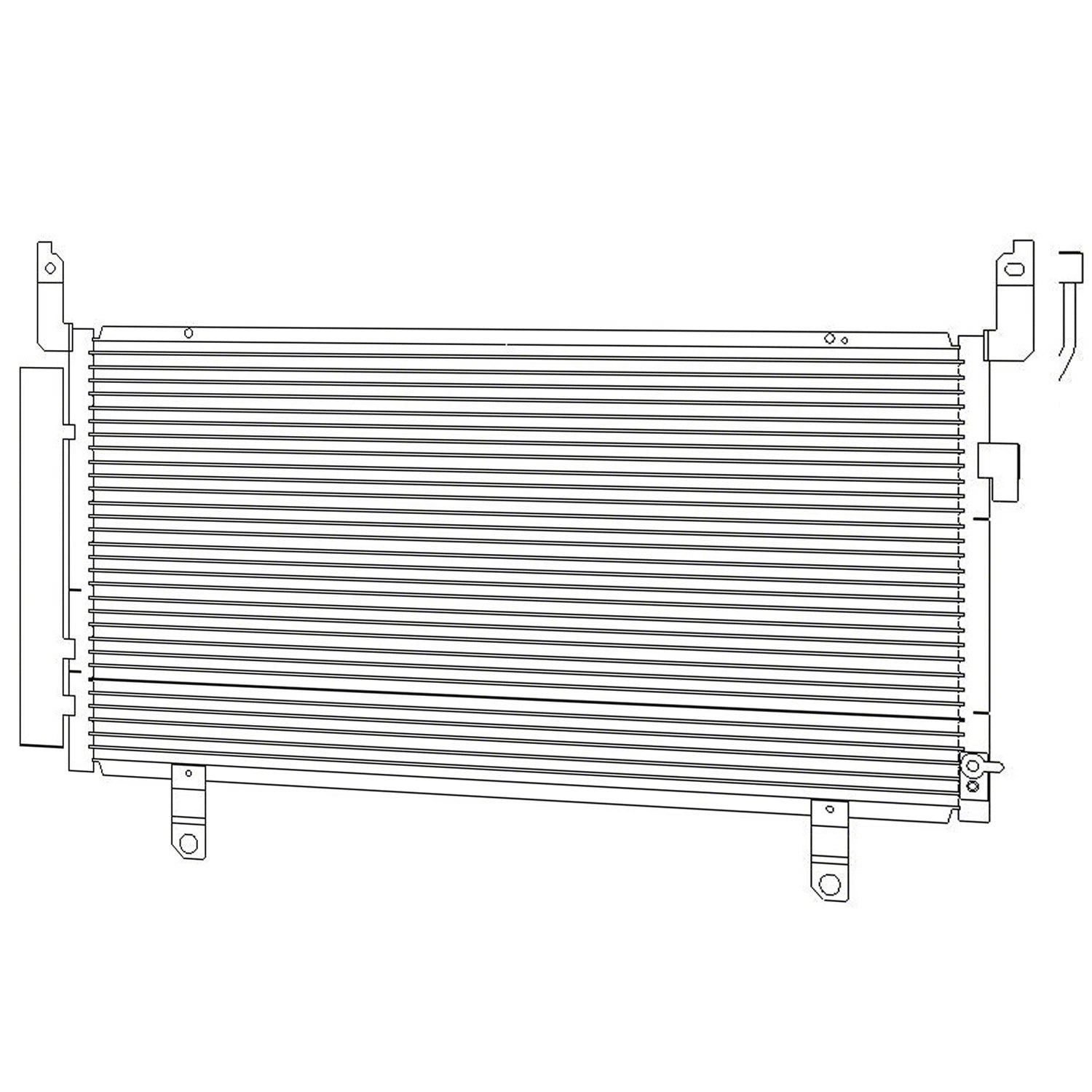 A/C Condenser Replacement Repair Part for 2014-2018 Subaru Forester