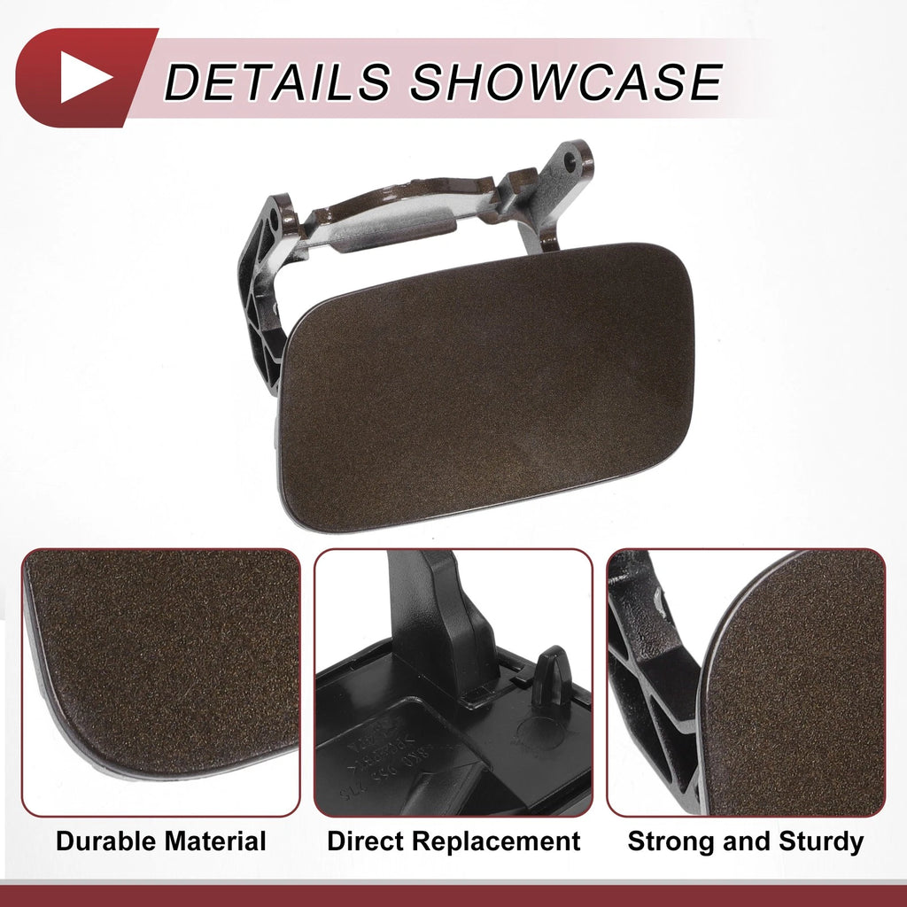 Front Left Washer Nozzle Cover Cap for Audi A4 (2013–2016) 8K0955453B Brown