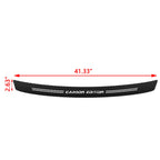 Carbon Fiber Pattern Film Trunk Guard Plate for Audi (2011-2016)