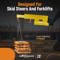 Telescopic Boom Forklift Hoist Crane Attachment 31-79" 5500lb Capacity