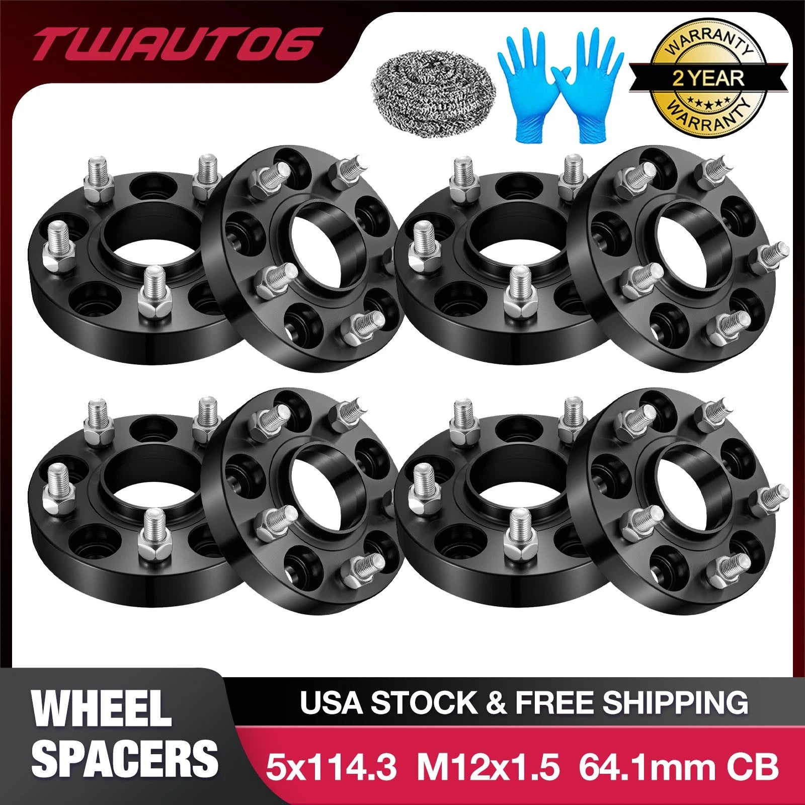 Hubcentric Wheel Spacers 15mm/20mm for Honda Accord (2014–2020)