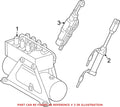 Genuine OEM Hydraulic Cylinder 208800017264 for Mercedes-Benz Convertible