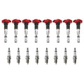 Set of 8 Ignition Coils & NGK Iridium IX Spark Plugs for Audi Volkswagen (4.2L)