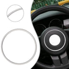 Silver Steering Wheel Trim Emblem for Wrangler Compass (2011–2023)