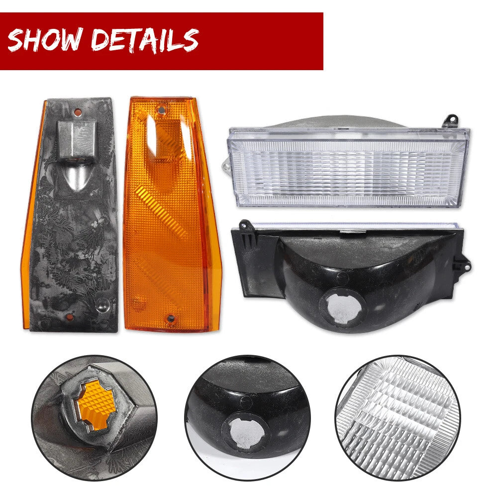 Turn Signal Lights & Side Marker for Jeep Cherokee/Wagoneer (1984–1996)