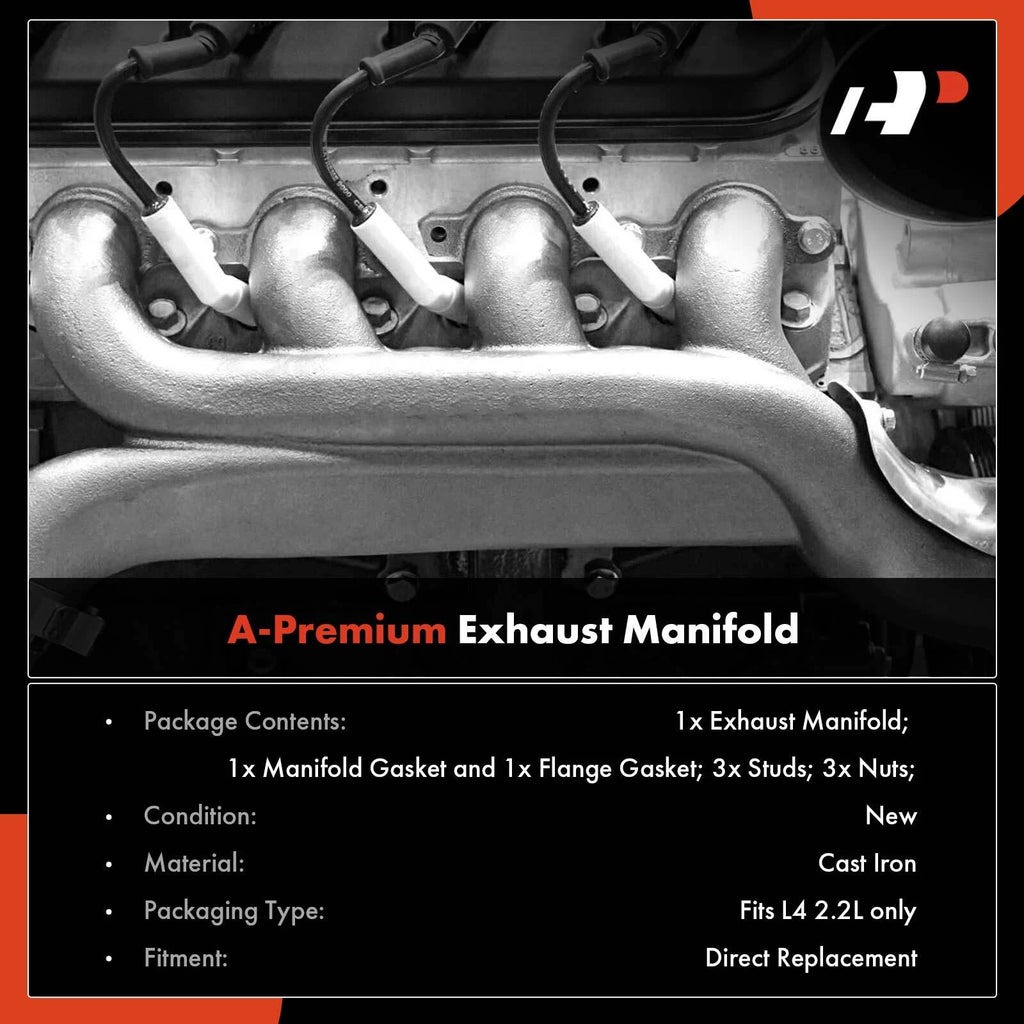 Exhaust Manifold with Gasket for Chevy Impala R2500 Suburban (1973–1976)