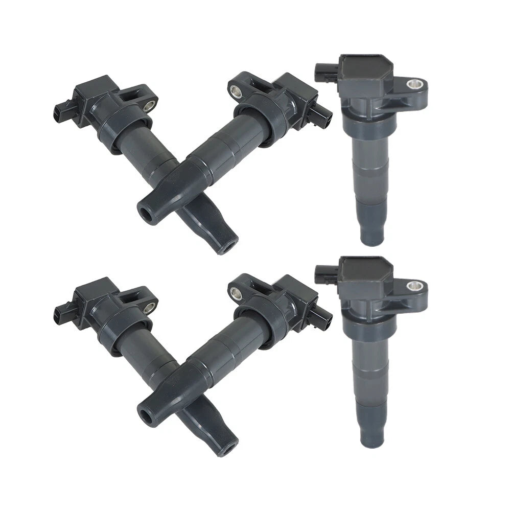 Set of 6 Ignition Coils for Hyundai Sonata (2006–2010) & Santa Fe (2007–2014) & Kia Sedona (2007–2014)