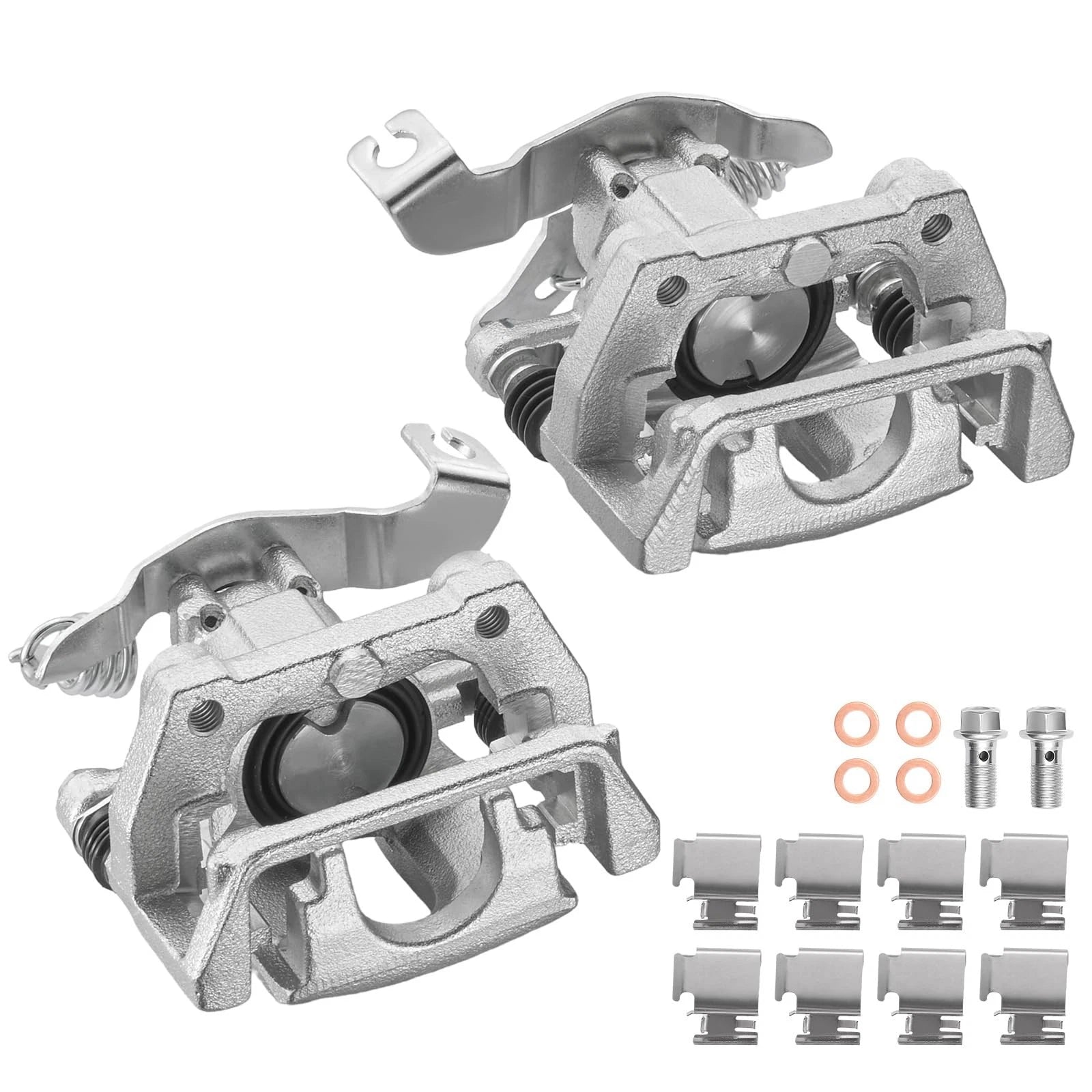 Rear Brake Caliper with Bracket Set for Ford Freestyle 2005–2007 (3.0L) Pair