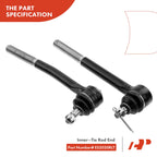 10x Tie Rod Ball Joint for Chevy Impala Caprice (1994-1996)