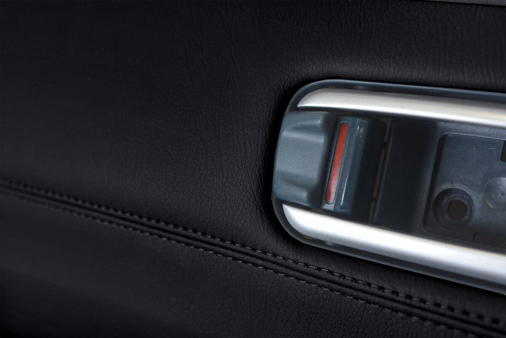 Leather Door Panel Cover for Honda Pilot (2009–2015) Black