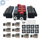 Hydraulic Control Valve 4 Spool for 12V DC Systems (13GPM)