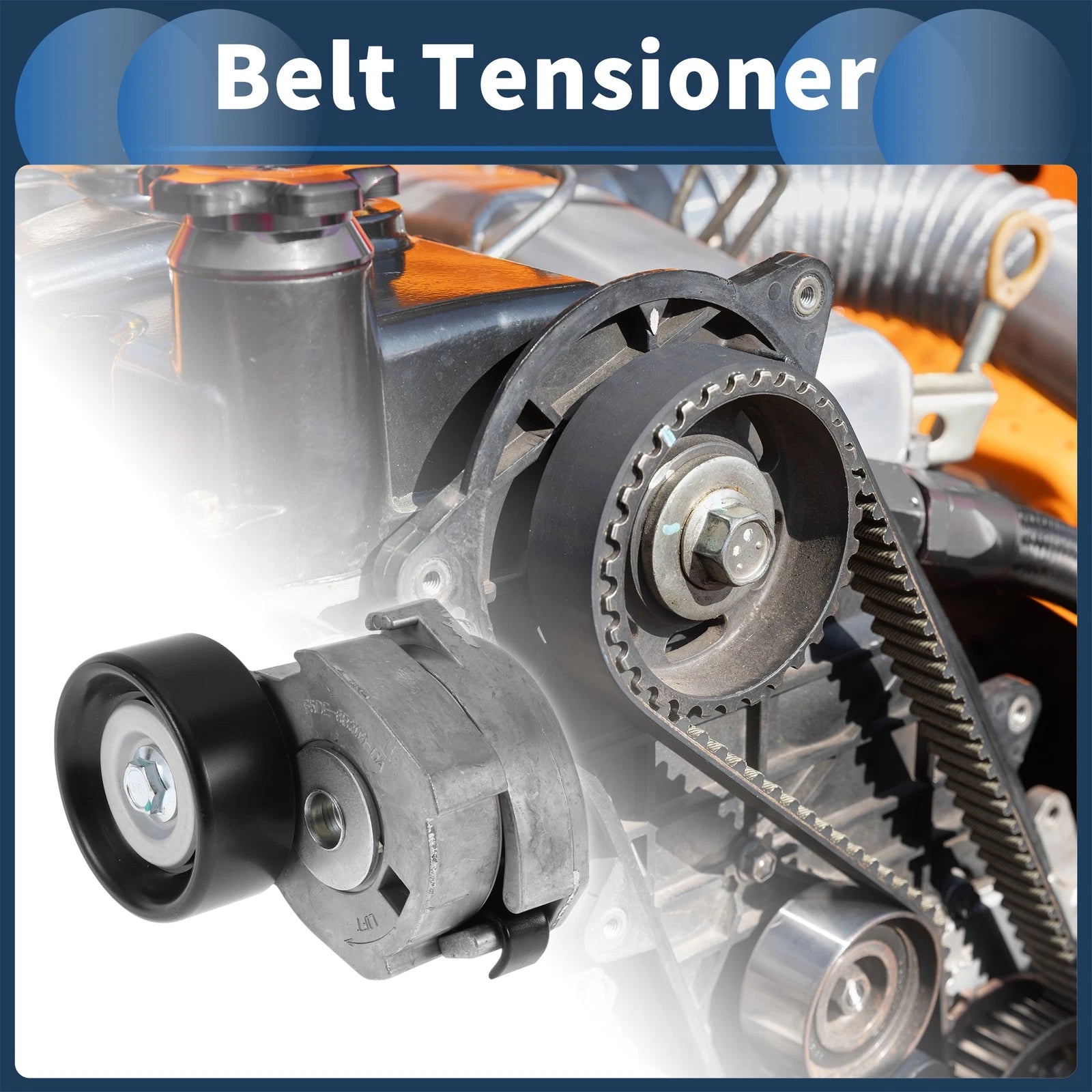 Belt Tensioner for Ford Taurus (1996–2000) No.F6DZ6B209DA/F5DE6B209DA Metal