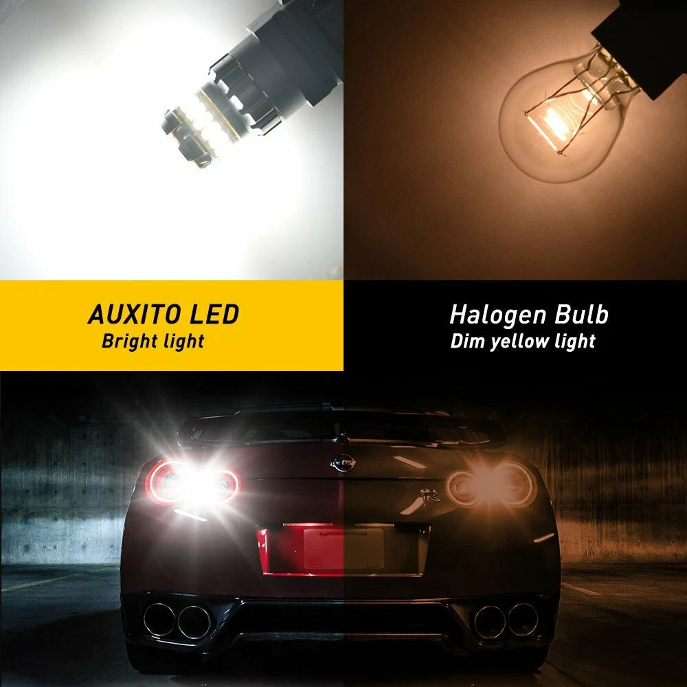 Set of 4 LED Reverse Backup Light Bulbs for AUXITO 3157 3156 (YYYY–YYYY)