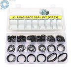 Hydraulic O-Ring Kit for FACE ORFS Fittings (155 Pieces, 8 Sizes)