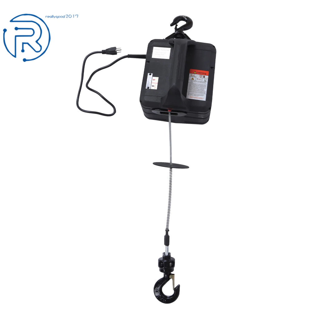 500-B Portable Electric Hoist Winch 1100lbs Wireless Remote Control