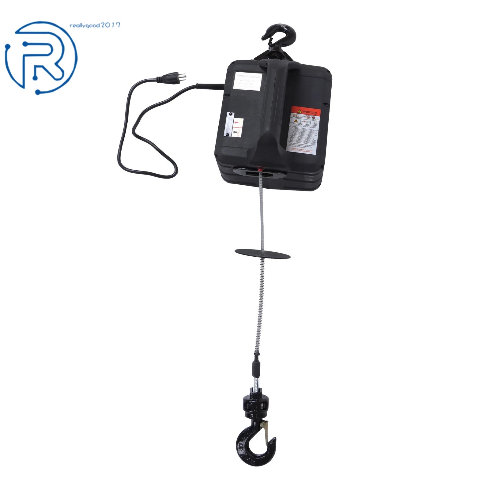500-B Portable Electric Hoist Winch 1100lbs Wireless Remote Control