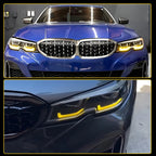 Yellow Angel Eyes LED Boards for BMW G20 330e 330i M340i (2019–2021)