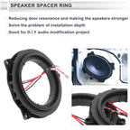 Set of 2 Speaker Spacer Rings for BMW (3 Series, 3.5")