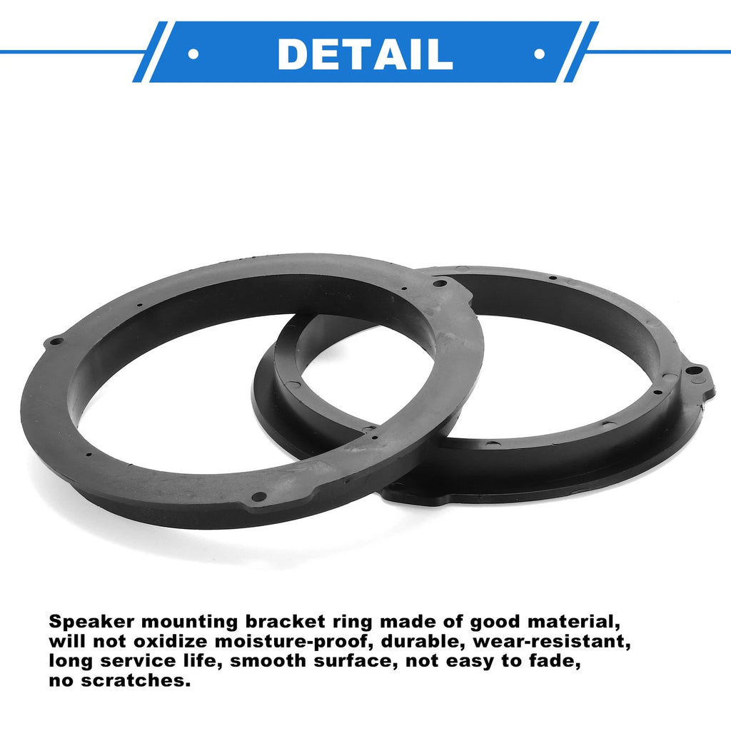 Set of 2 Speaker Spacer Rings for Ford Edge (6.5")