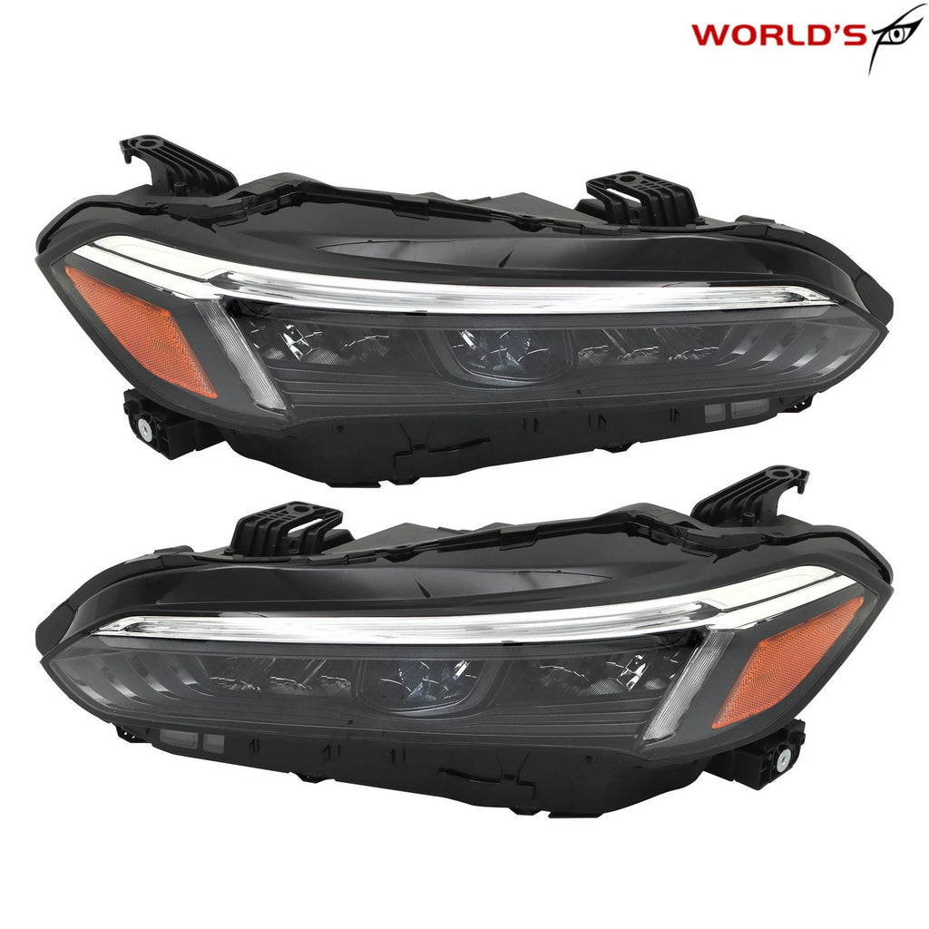 Set of 2 LED Headlamps for Honda Civic Sport/Touring (2022–2023) Black